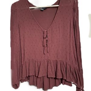 American Eagle flowy blouse